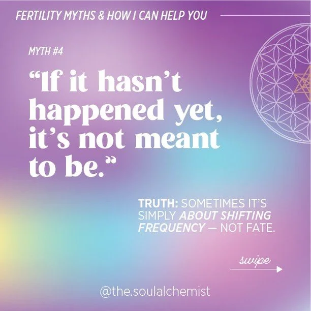 &ldquo;If it hasn&rsquo;t happened yet, it&rsquo;s not meant to be.&rdquo;

This one can be heartbreaking &mdash; and untrue.
Sometimes it&rsquo;s not about destiny&hellip; it&rsquo;s about energy.

When your energy field holds old patterns of fear, 