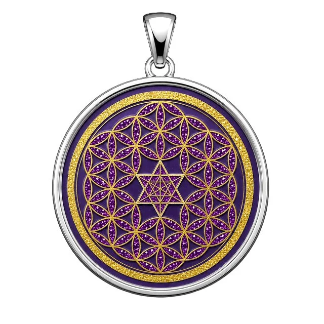Sugilite Transformational Shield – Purple & Gold