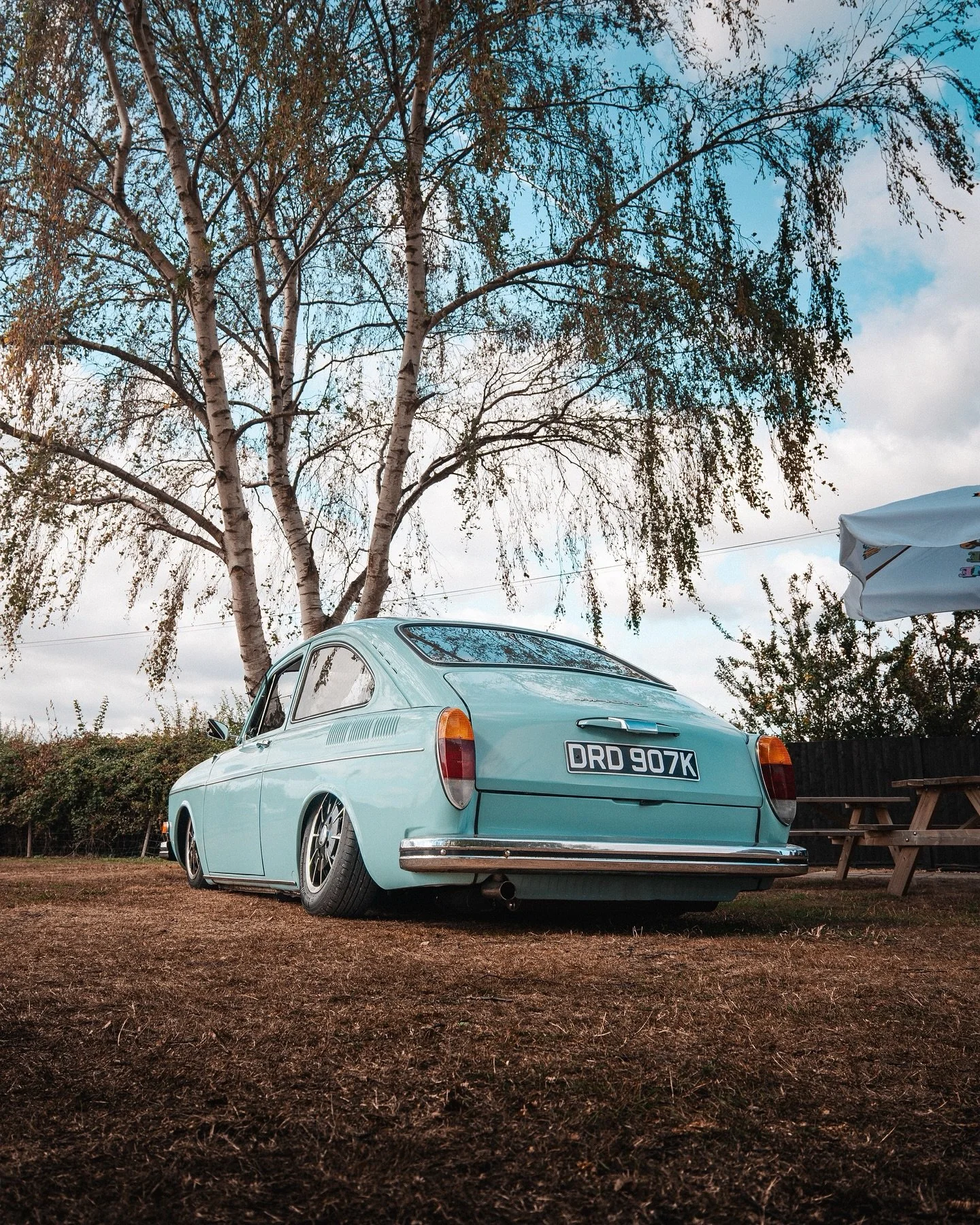Out of my comfort zone (introvert, send help) &mdash; shooting this blue VW 1600 🩵

#caffeineandmachine 
#Cars
#Car
#volkswagen