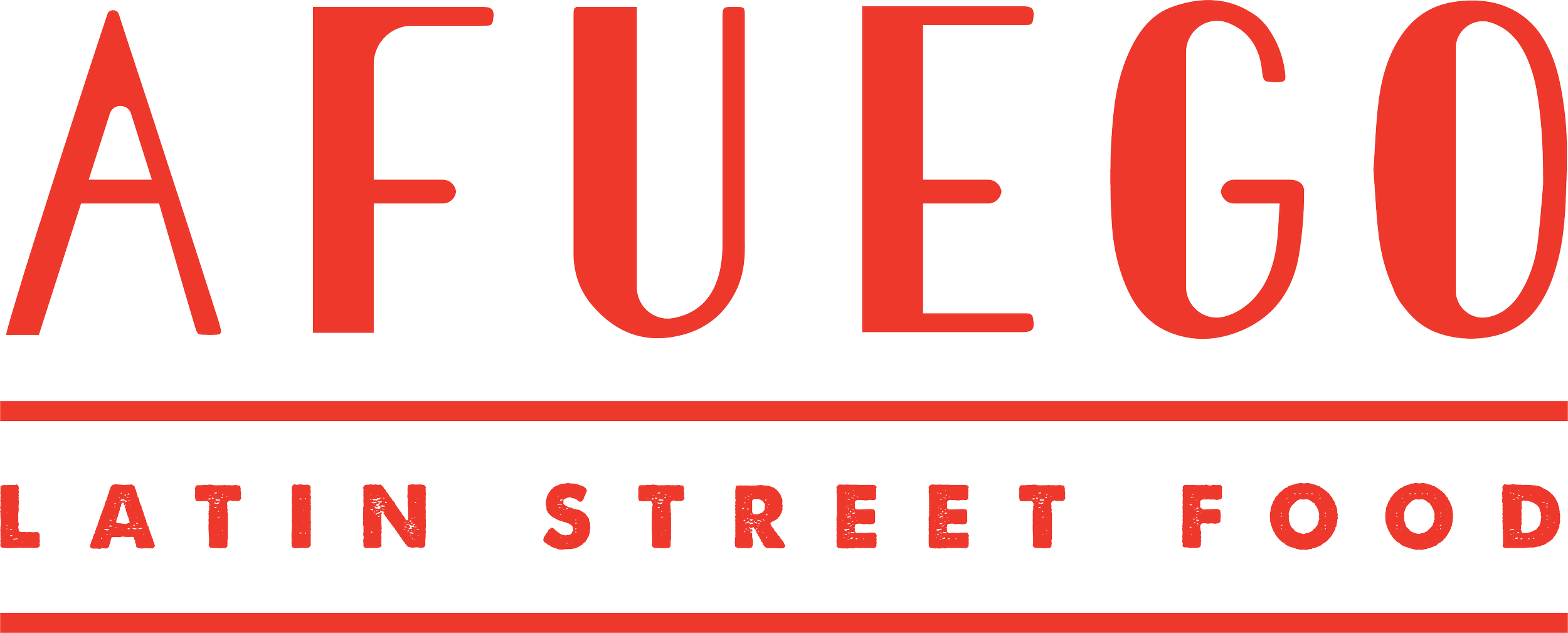 A logo for Atuelo Latin Street Food in red and black text.