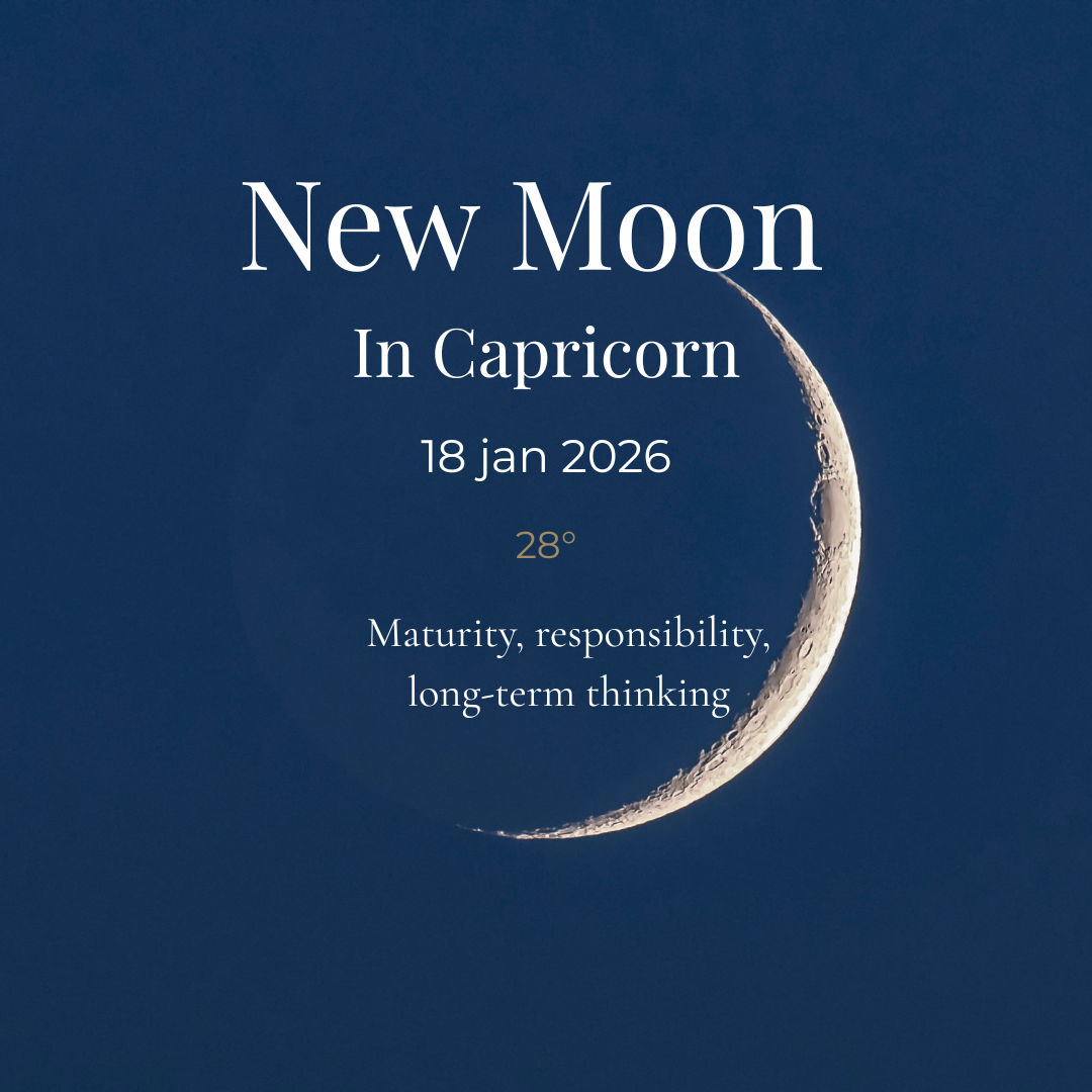 New Moon in Capricorn Jan 18th 