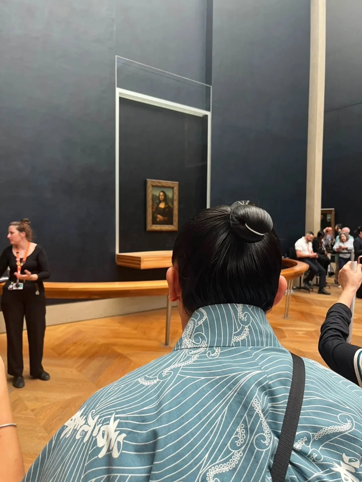 🔷鶴ノ海🇫🇷レポート🔷
🖼️@ルーヴル美術館
誰もが知るレオナルド・ダ・ヴィンチ作の『モナ・リザ』👏👏本物だ～スゴい✨