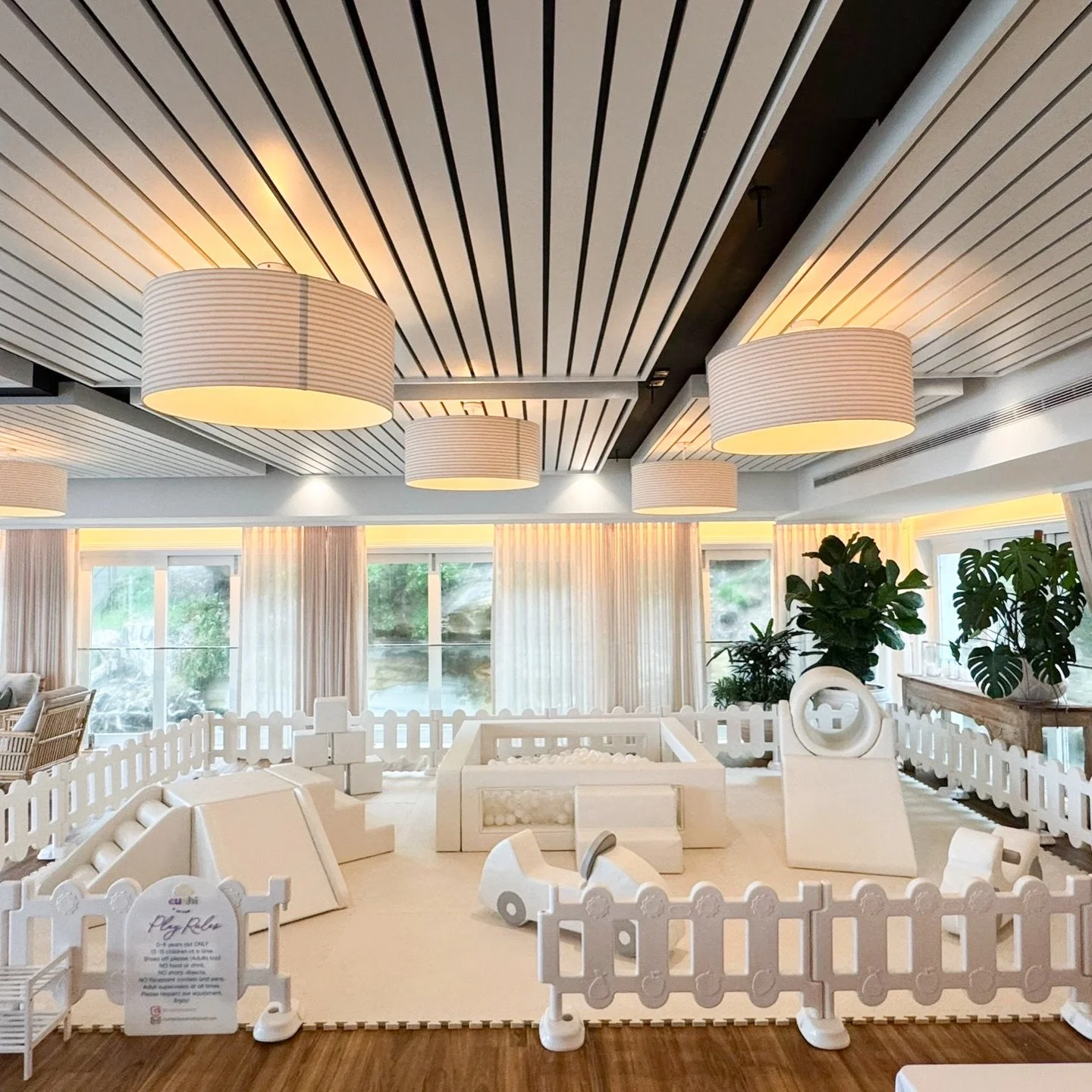 The perfect space 🤍

📍 @manlypavilion 

Looking to keep little ones entertained at your event? We&rsquo;ve got the perfect setup. Designed for children aged 0&ndash;5, our play area keeps kids happily playing for hours. Ideal for birthdays, christe