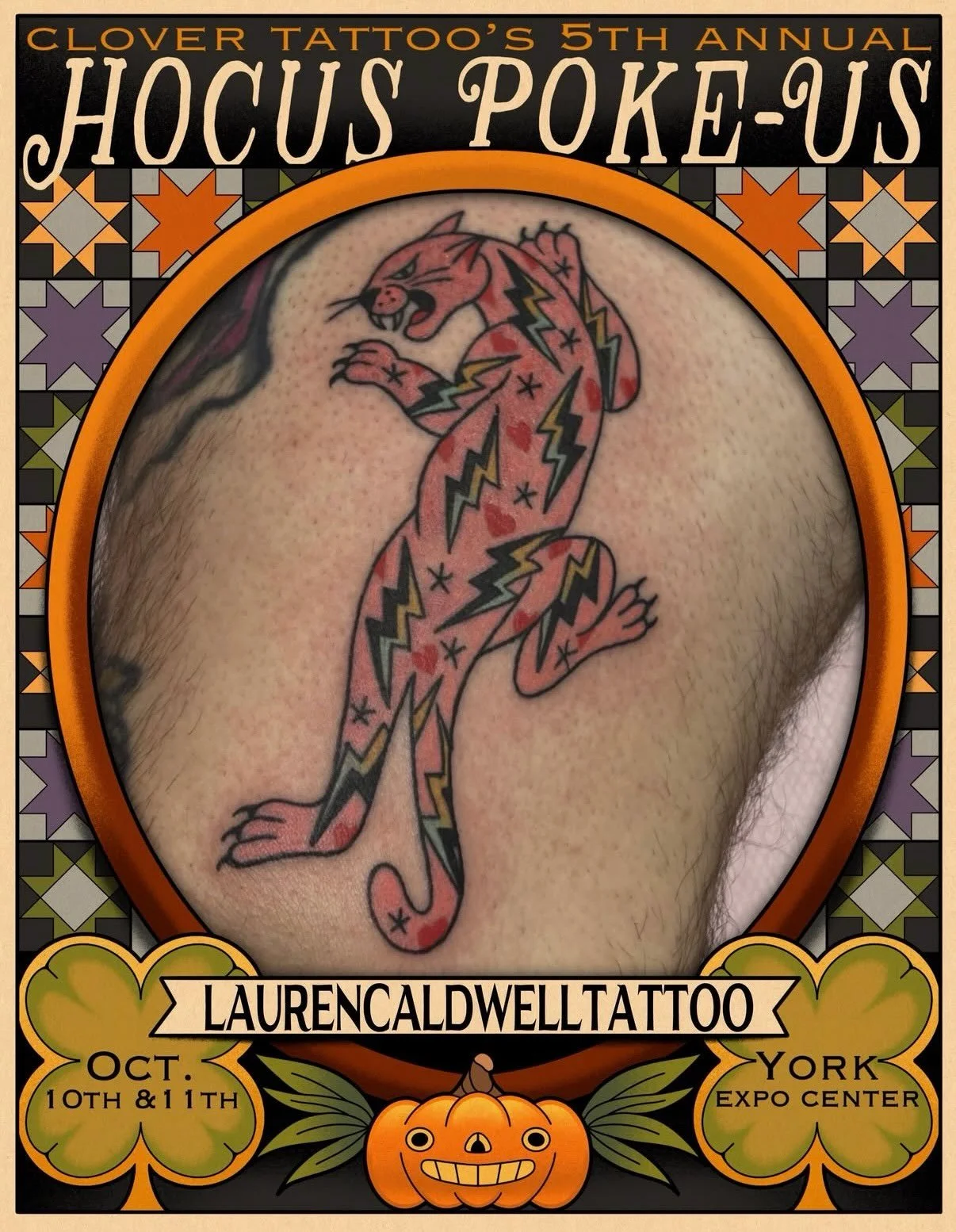 The Electric Panther Crew will be attending the one &amp; only @hocuspokeustattoocon this year! Hope to see you there ⚡️