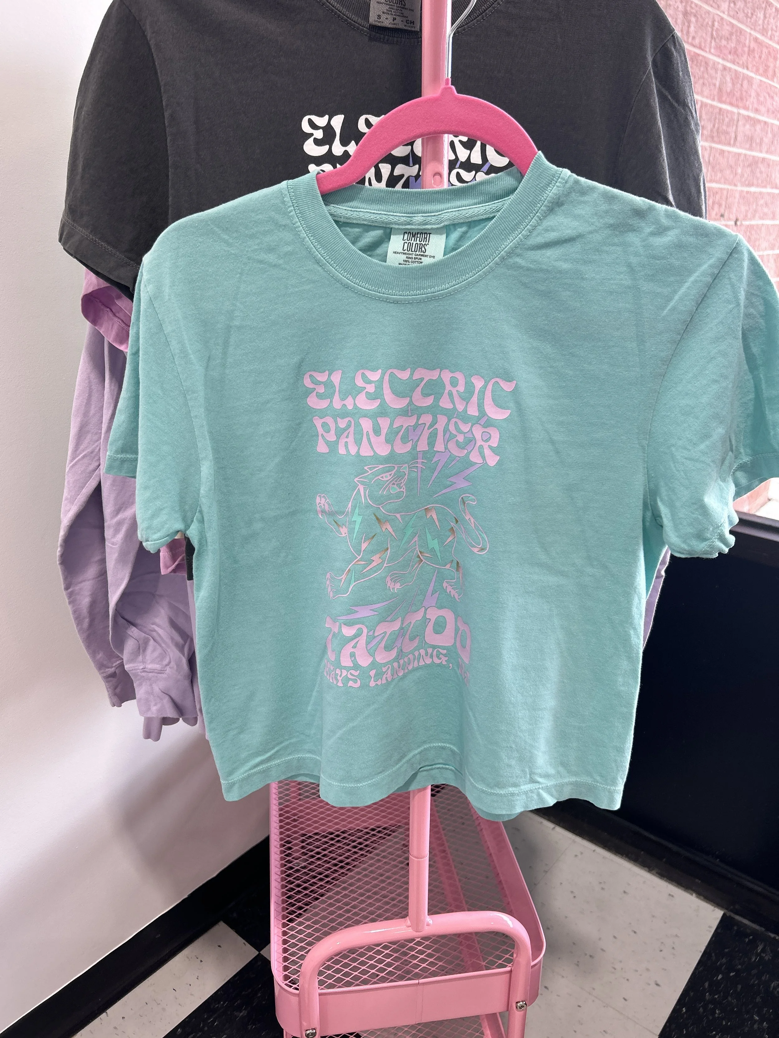 Electric Panther Crop Tee