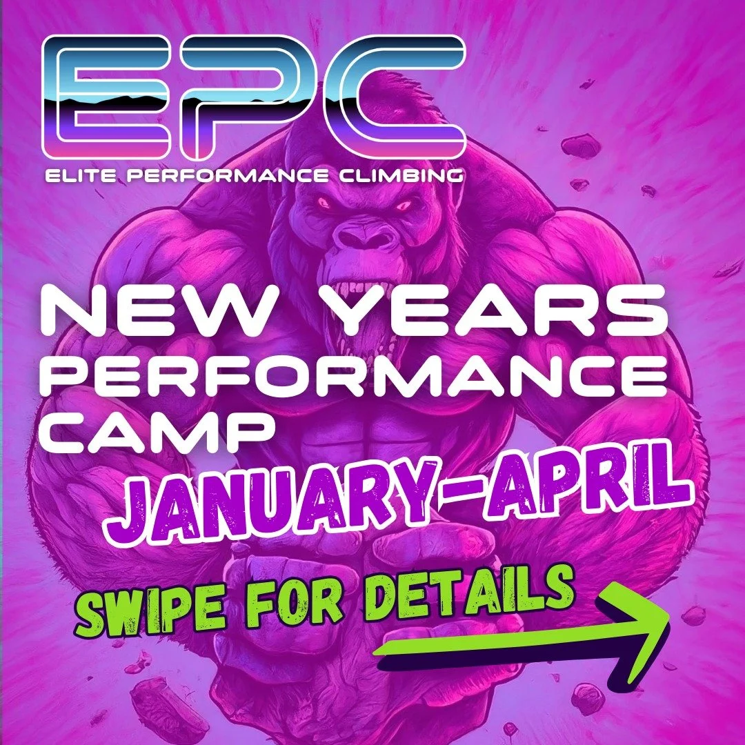 NEW YEAR. NEW SENDS!

This is our 2 Month Climbing Performance Camp, built for climbers who want real progress without beating their bodies into the ground.

Here&rsquo;s how it works, fam:

&bull; 2 sessions per week
&bull; 1 coached lifting session