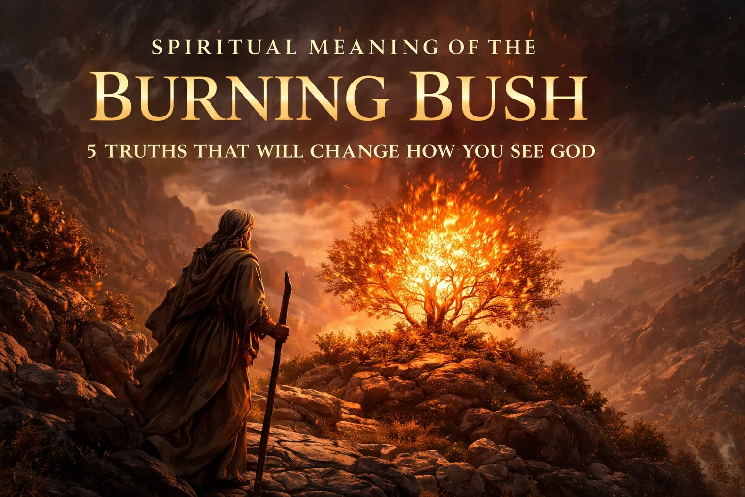 SPIRITUAL MEANING OF THE BURNING BUSH: 5 TRUTHS THAT WILL CHANGE HOW YOU SEE GOD