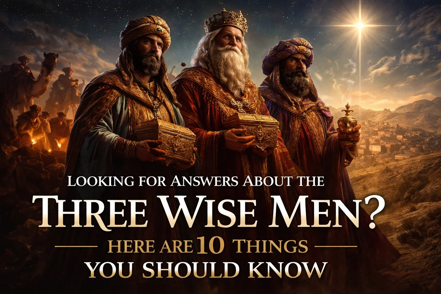 LOOKING FOR ANSWERS ABOUT THE THREE WISE MEN? HERE ARE 10 THINGS YOU SHOULD KNOW