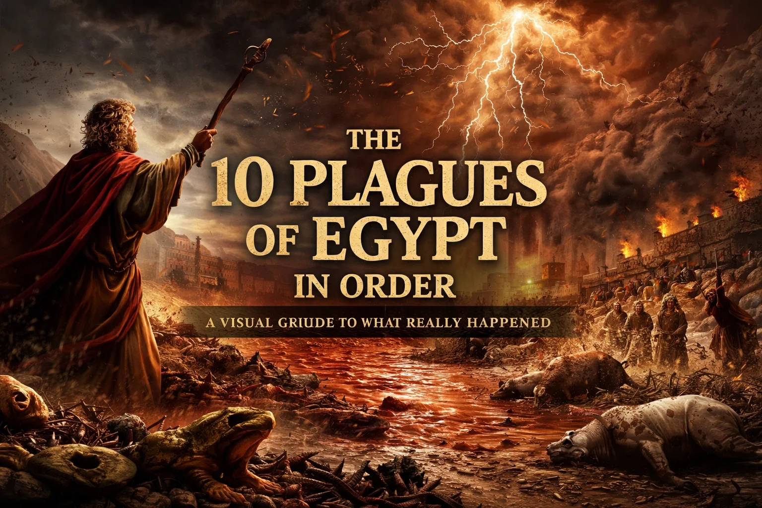 THE 10 PLAGUES OF EGYPT IN ORDER: A VISUAL GUIDE TO WHAT REALLY HAPPENED