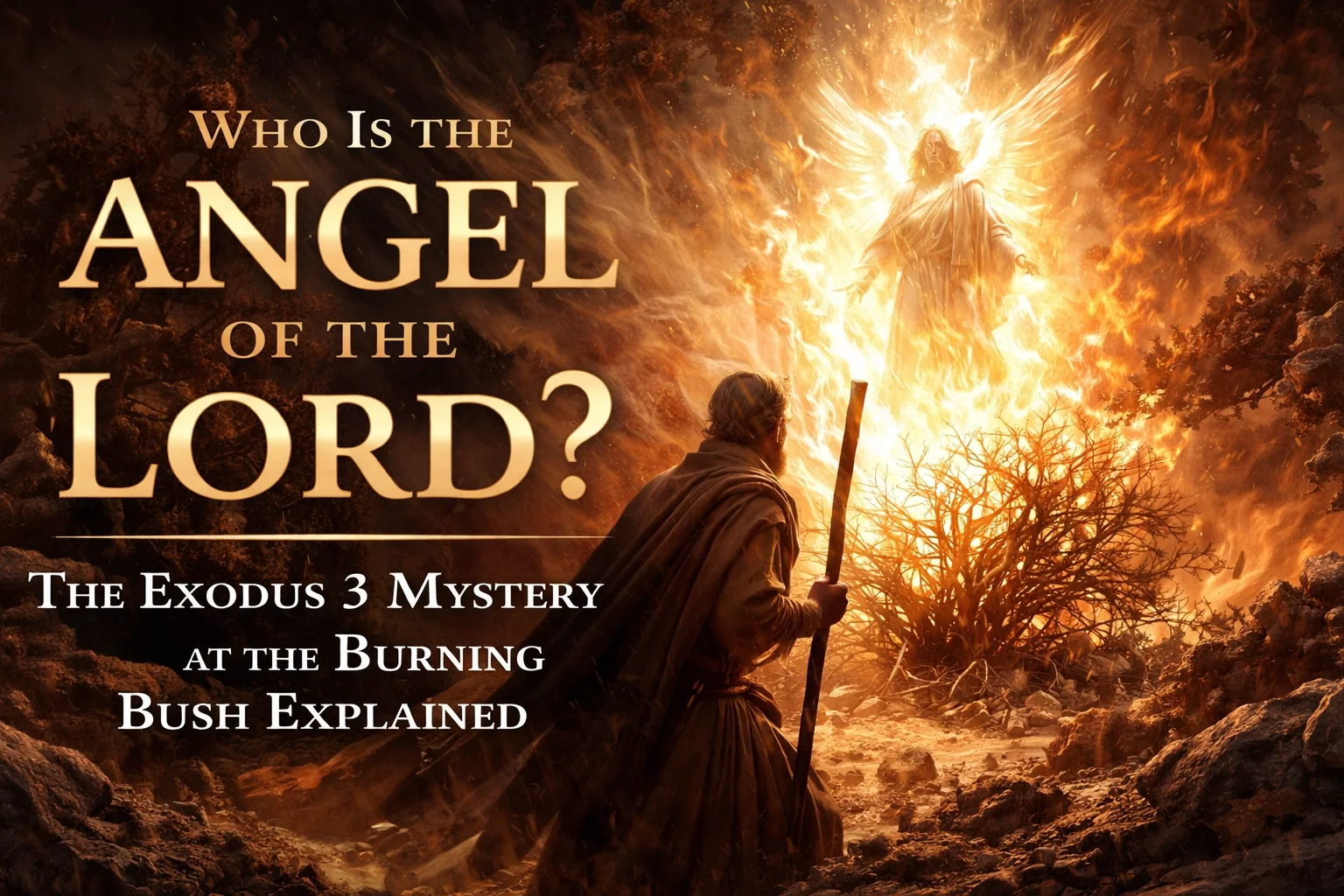WHO IS THE ANGEL OF THE LORD? THE EXODUS 3 MYSTERY AT THE BURNING BUSH EXPLAINED