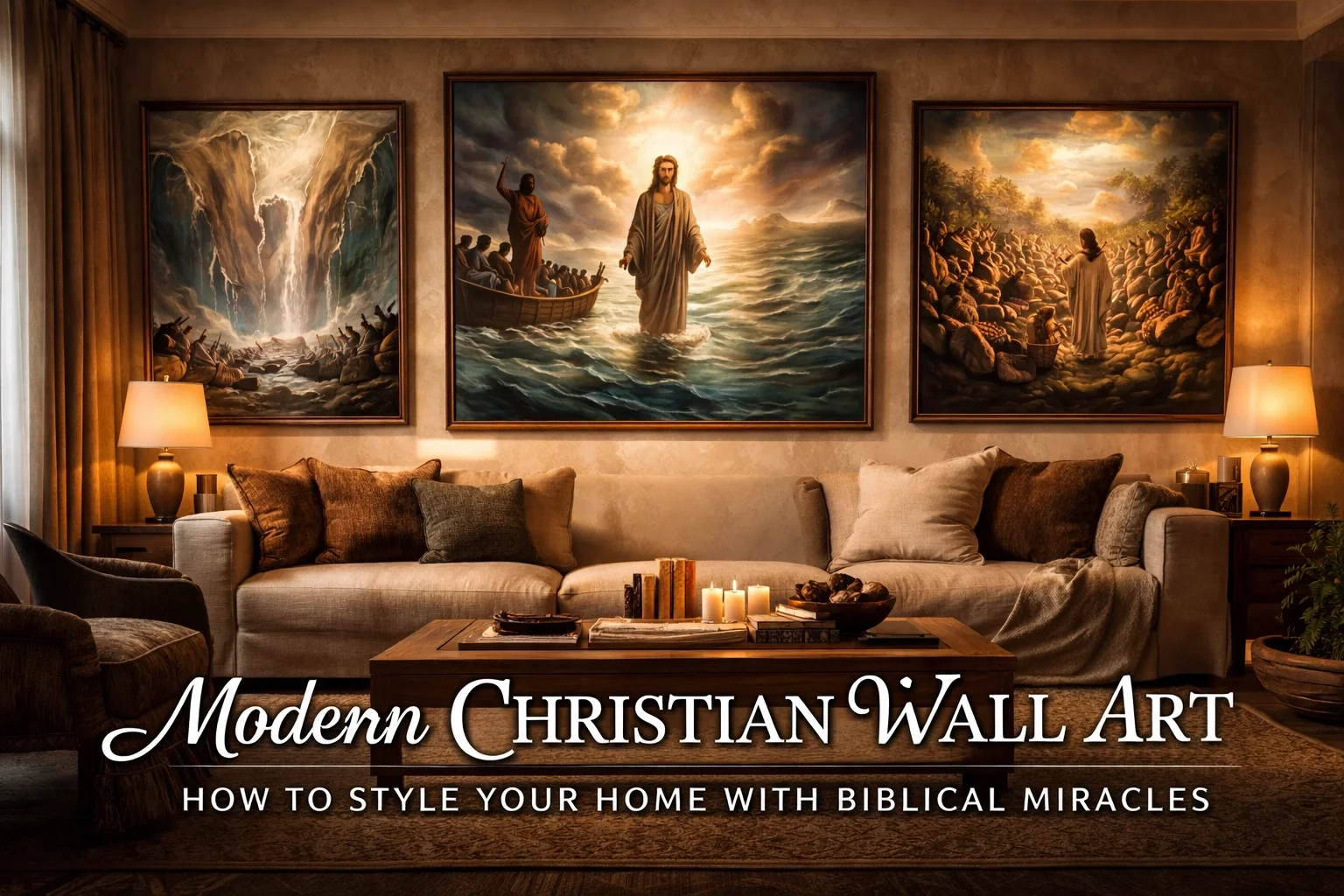 MODERN CHRISTIAN WALL ART: HOW TO STYLE YOUR HOME WITH BIBLICAL MIRACLES