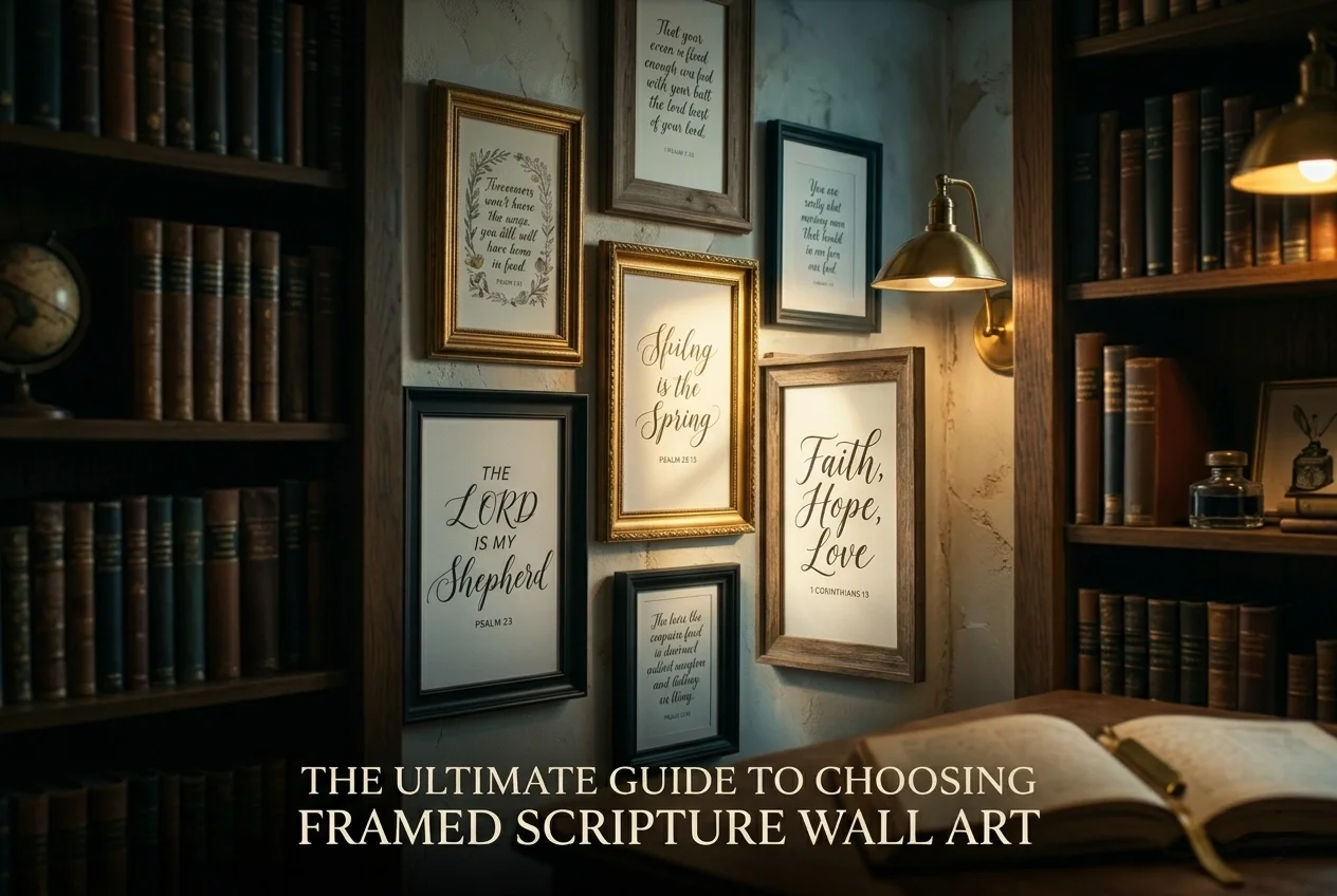 THE ULTIMATE GUIDE TO CHOOSING FRAMED SCRIPTURE WALL ART