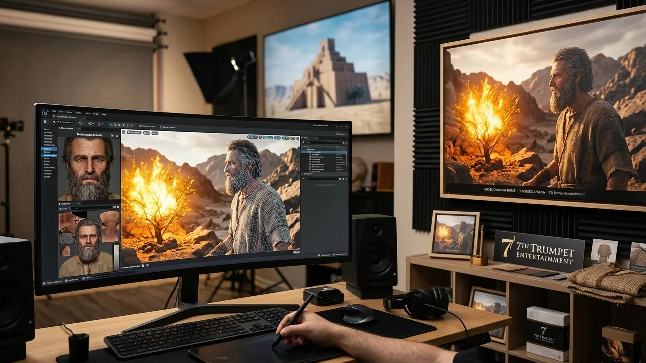 Creating a Biblical 3D character in Unreal Engine 5