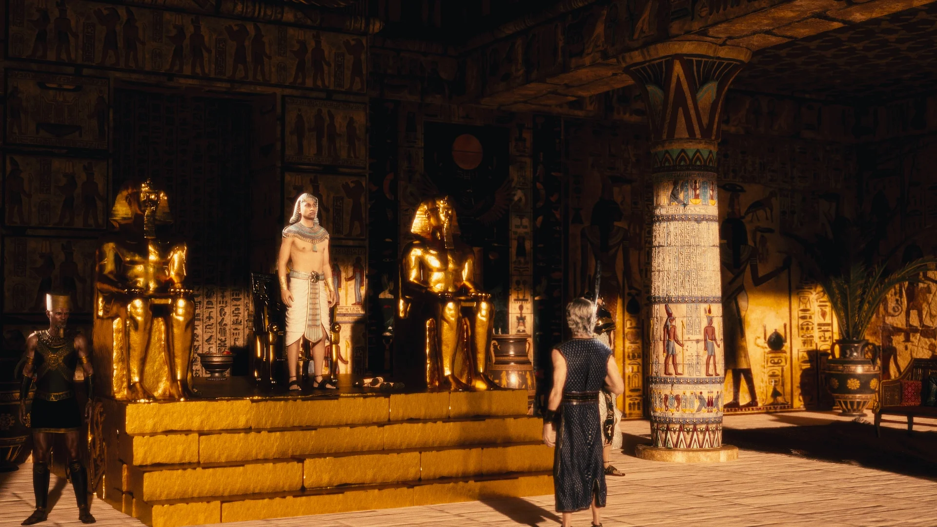 Moses confronts Pharoah