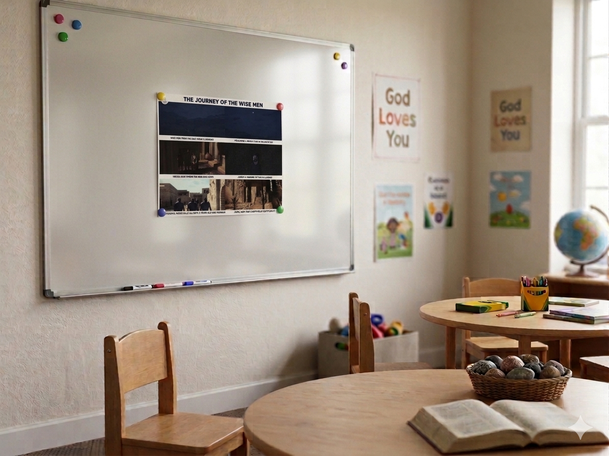 JOURNEY OF THE WISE MEN BIBLE POSTER (18x24)