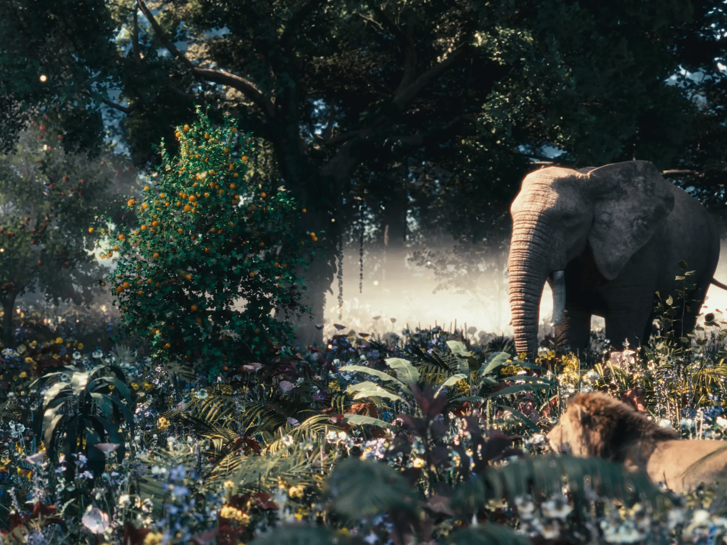 7TH TRUMPET GARDEN OF EDEN ANIMALS DIGITAL PRINT | INSTANT WALL ART DOWNLOAD