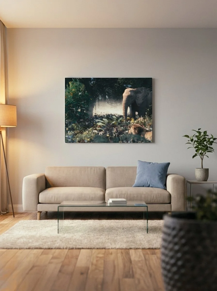 7TH TRUMPET PARADISE UNTOUCHED GARDEN OF EDEN CANVAS WALL ART | DECOR