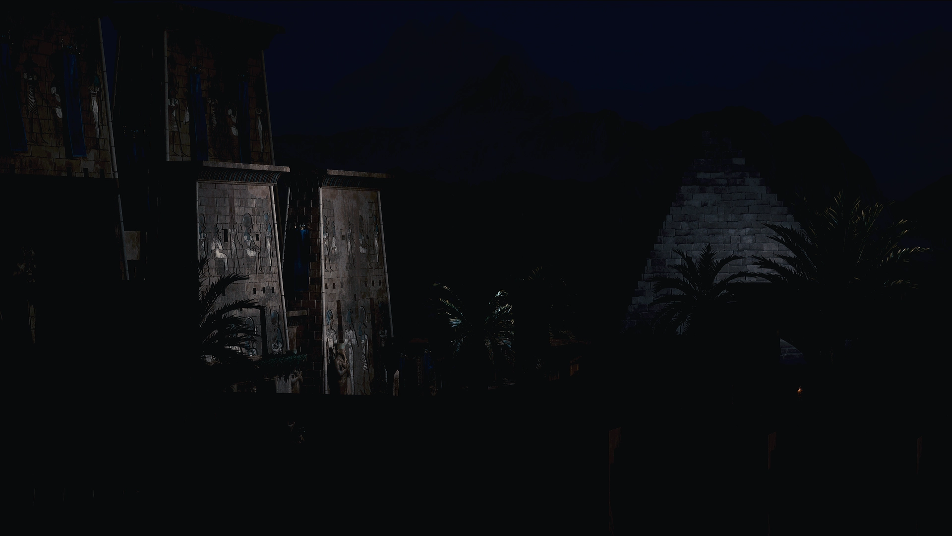 Darkness falls on Egypt on the first Passover