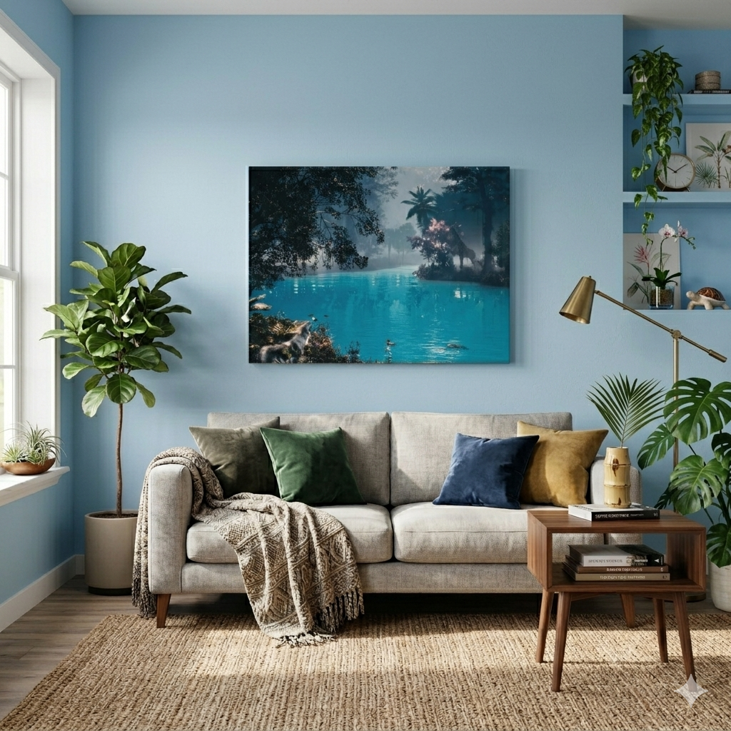 GARDEN OF EDEN RIVER OF LIFE CANVAS PRINT