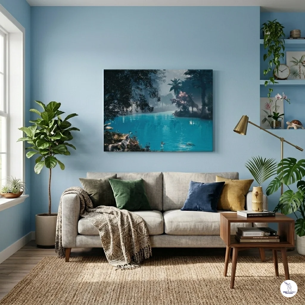 GARDEN OF EDEN RIVER OF LIFE CANVAS BIBLE SCENE ART