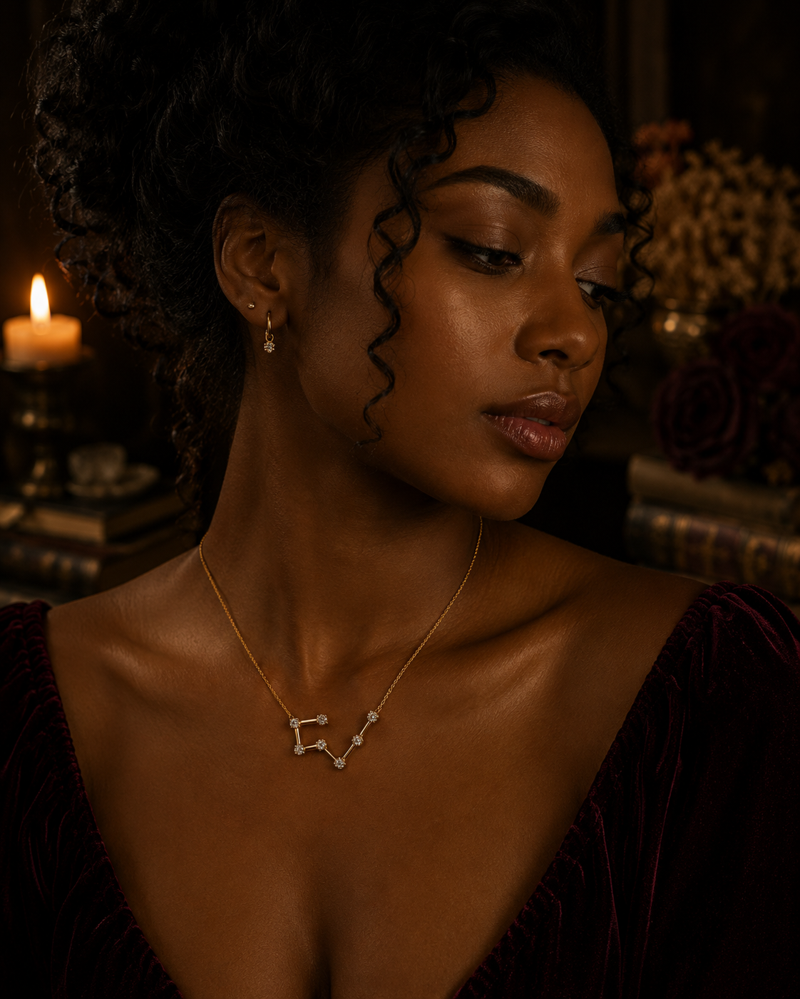 Taurus Constellation Necklace | Zodiac Jewelry | Apr 20 - May 20
