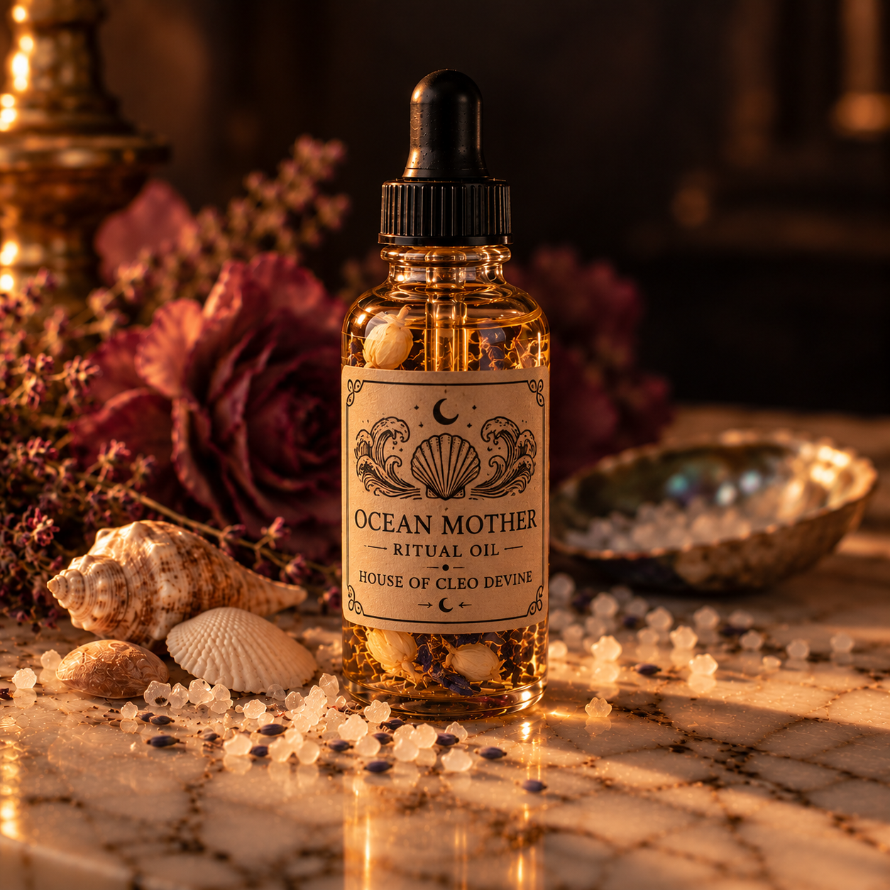 Ocean Mother Ritual Oil | Yemaya Oil for Emotional Healing