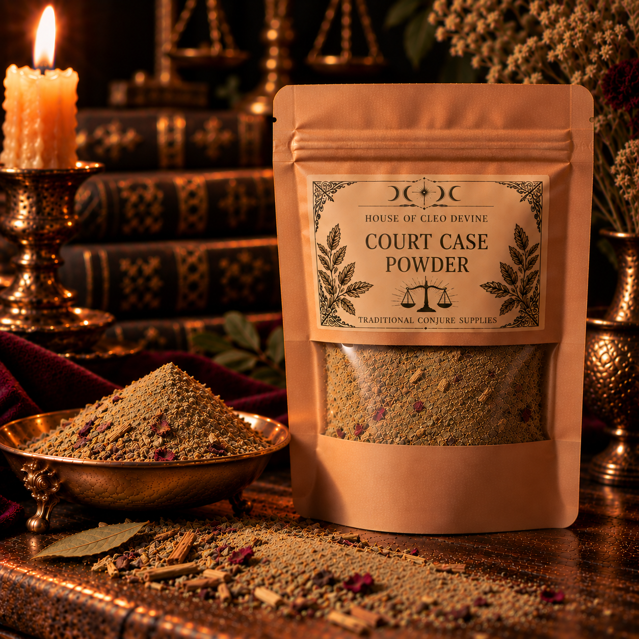 Court Case Powder | Southern Conjure Powder for Court Cases & Legal Favor