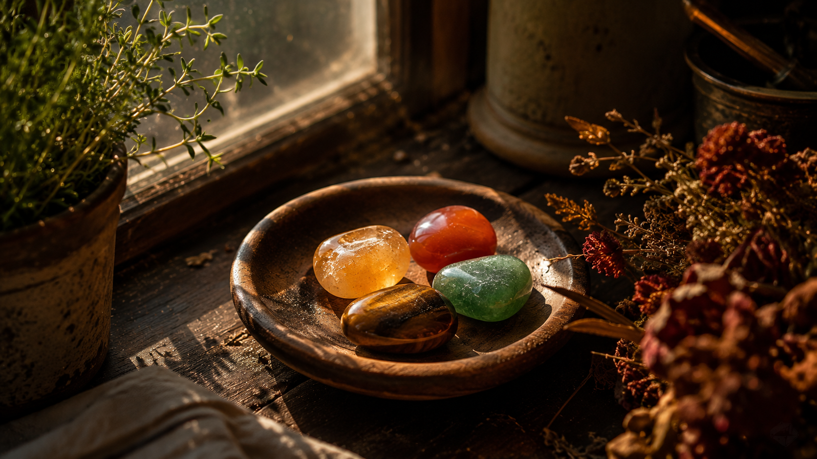4 Crystals for Kitchen Abundance and Everyday Magic (and How to Use Them)