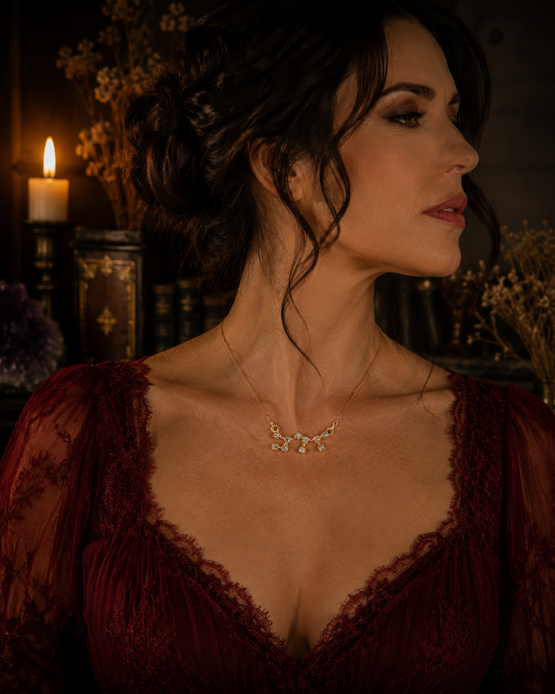 Sagittarius Constellation Necklace | Zodiac Jewelry | Nov 22 - Dec 21