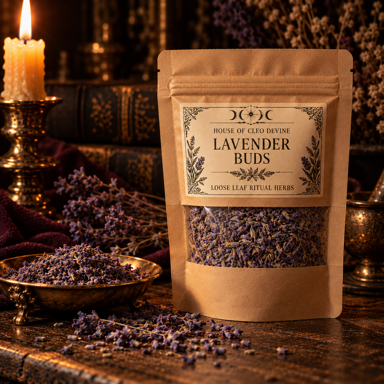 Lavender (Lavandula angustifolia) Buds | Peace Herb, Purification, Sleep Magic