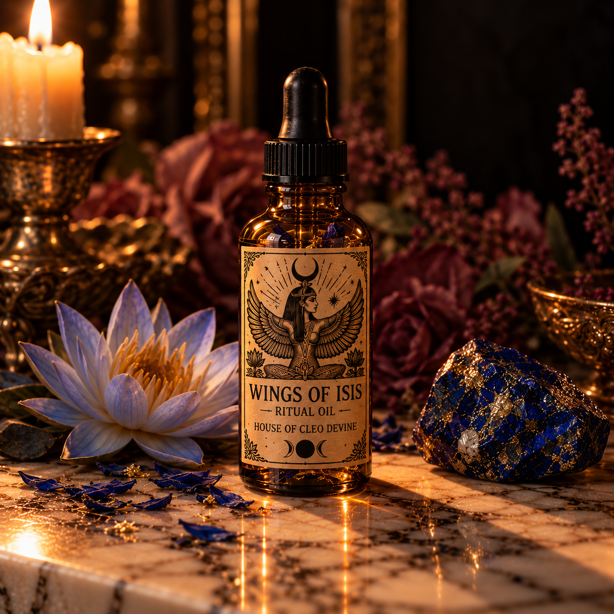 Wings of Isis Ritual Oil | Isis Oil for Healing & Magic