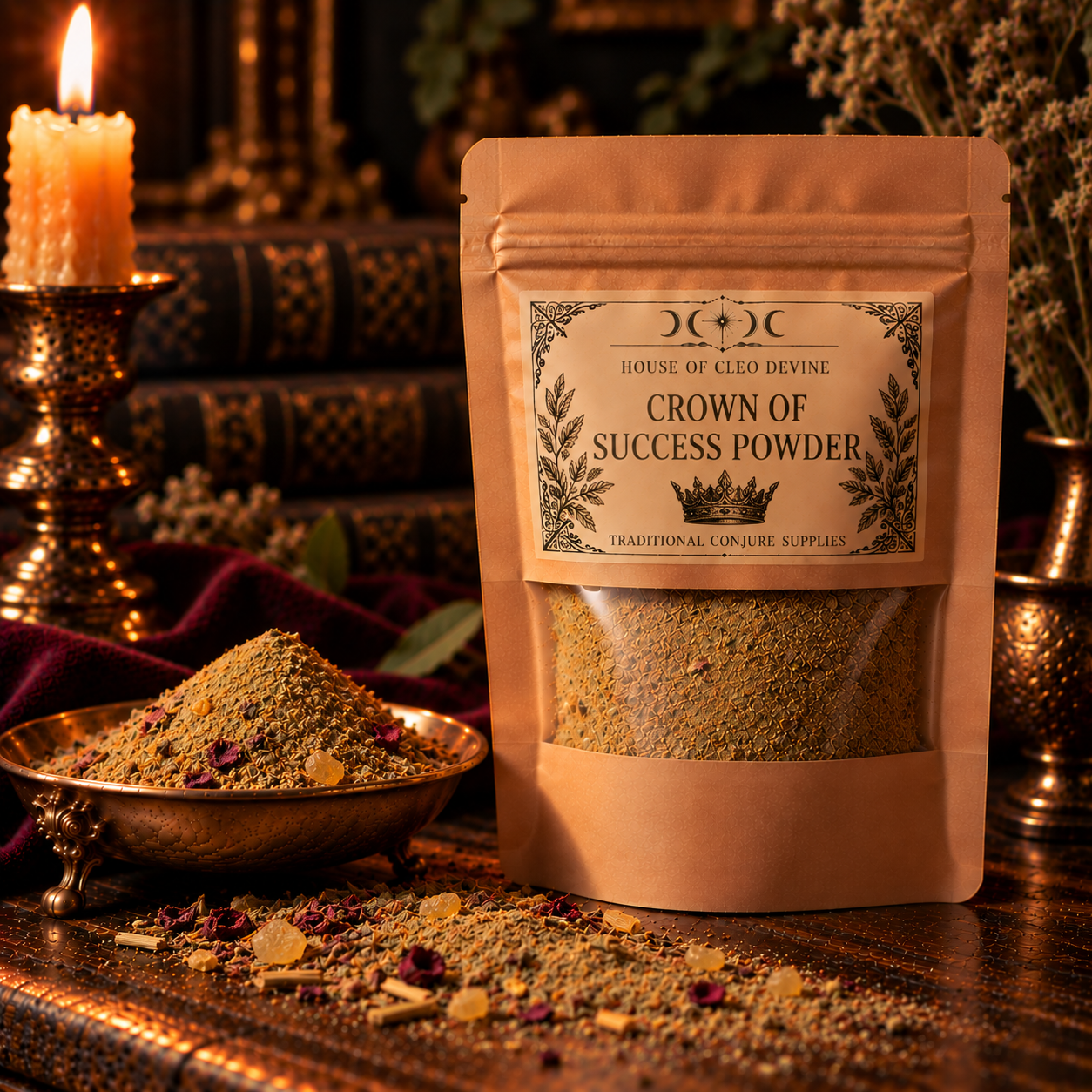 Crown of Success Powder | Southern Conjure Powder for Success & Recognition