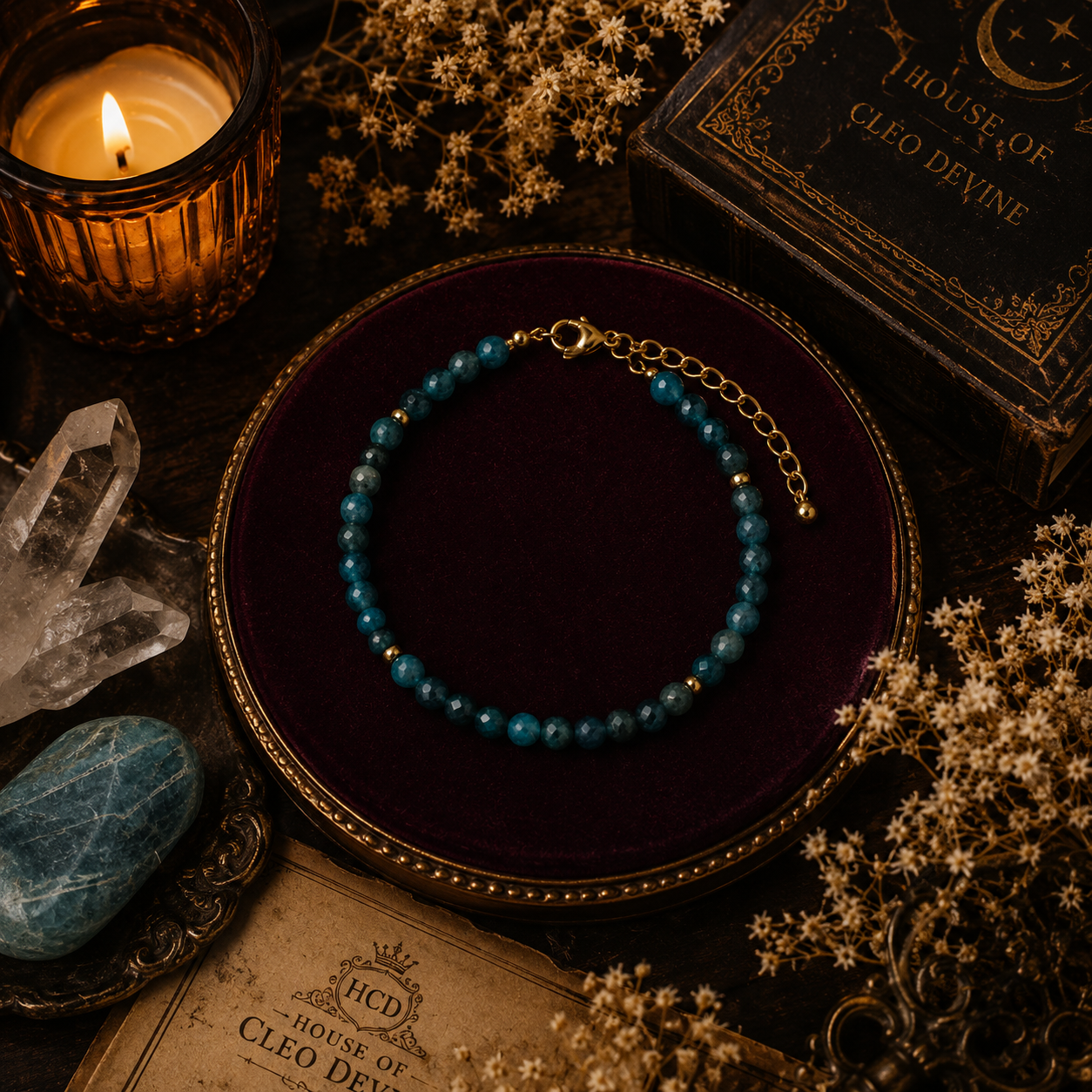 Apatite Bracelet | Clarity, Motivation & Manifestation Stone