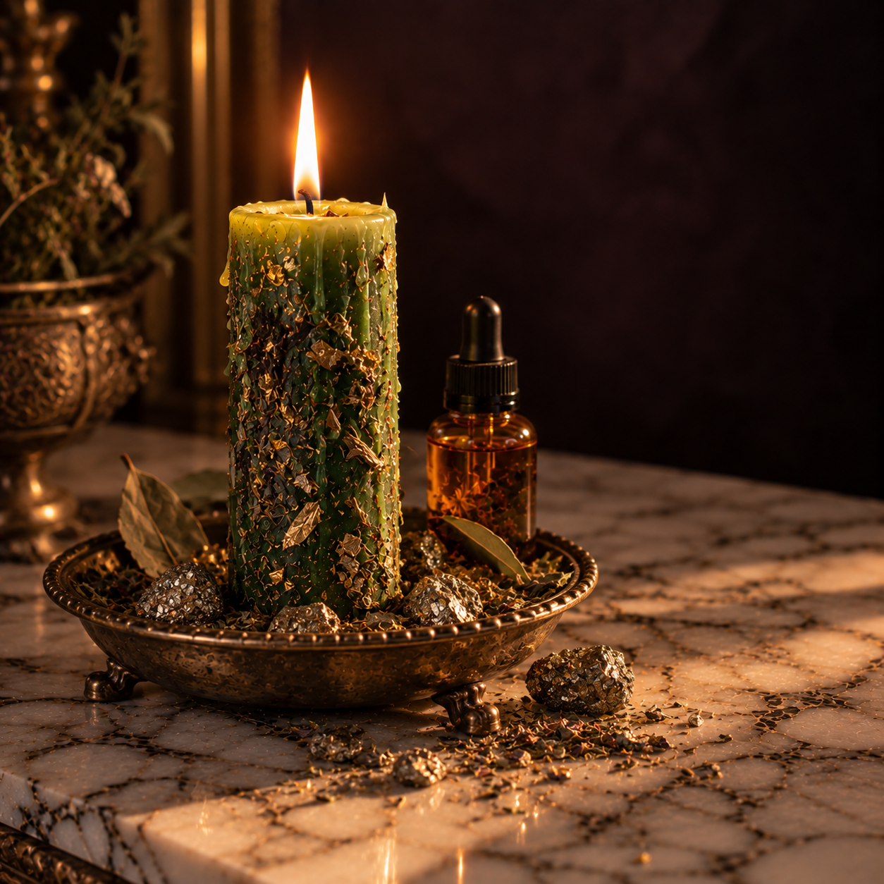 Money Drawing Candle Spell | Money Spell, Prosperity, Financial Abundance