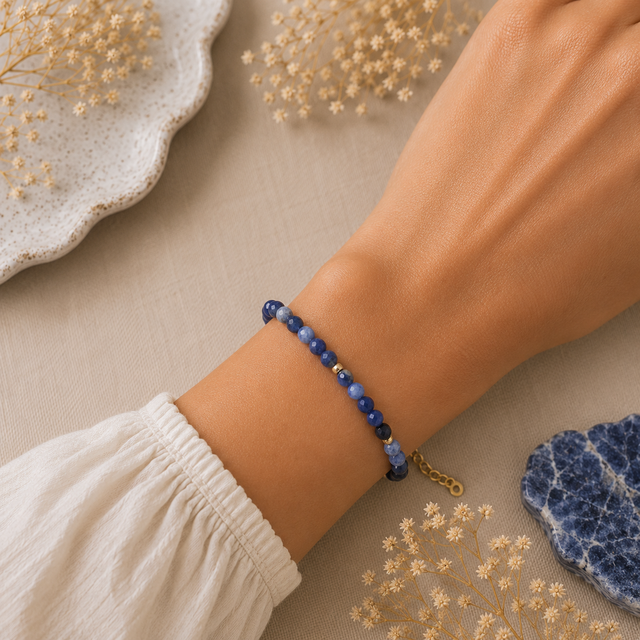 Sodalite Bracelet | Truth, Logic & Inner Peace Stone