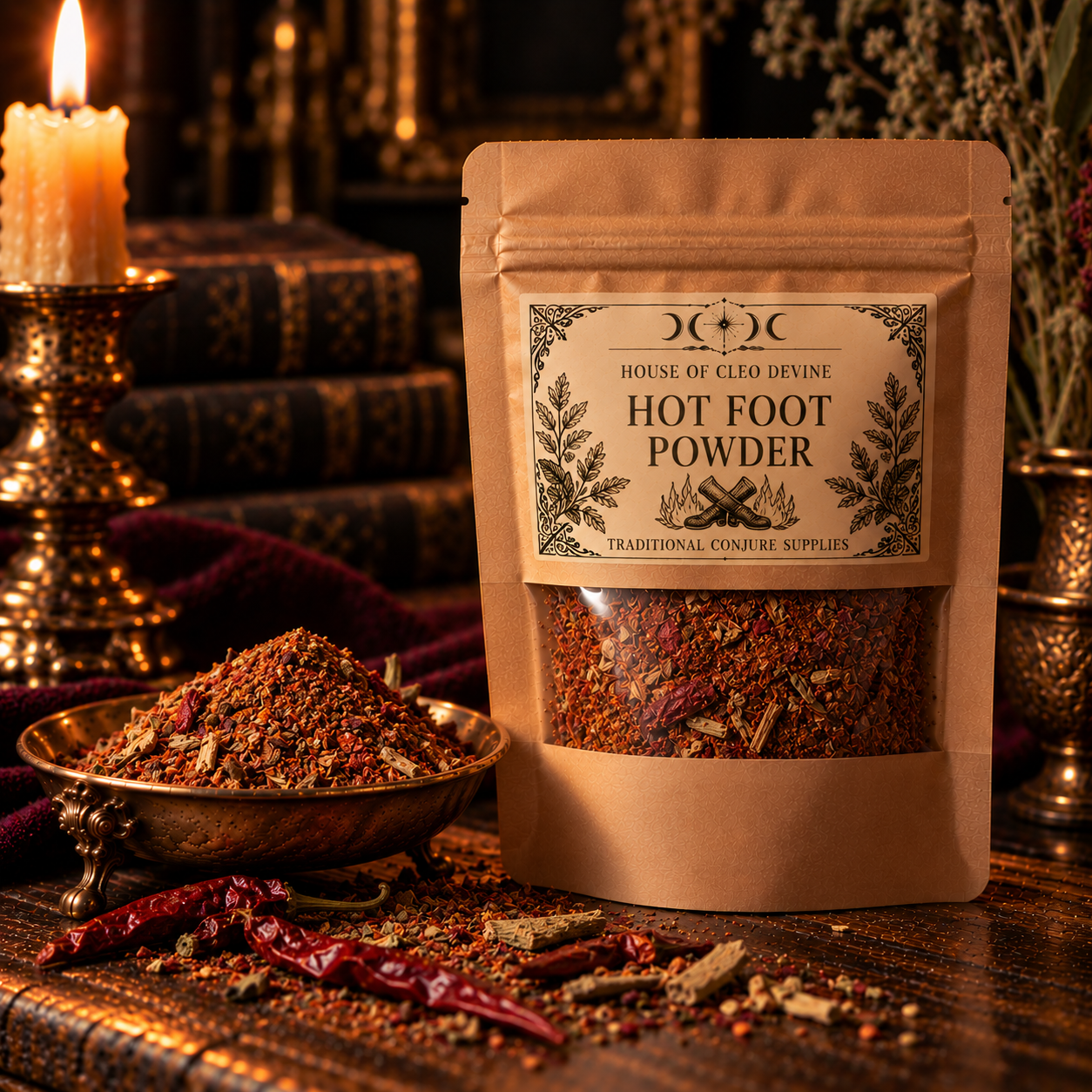 Hot Foot Powder | Southern Conjure Powder for Removal & Banishing