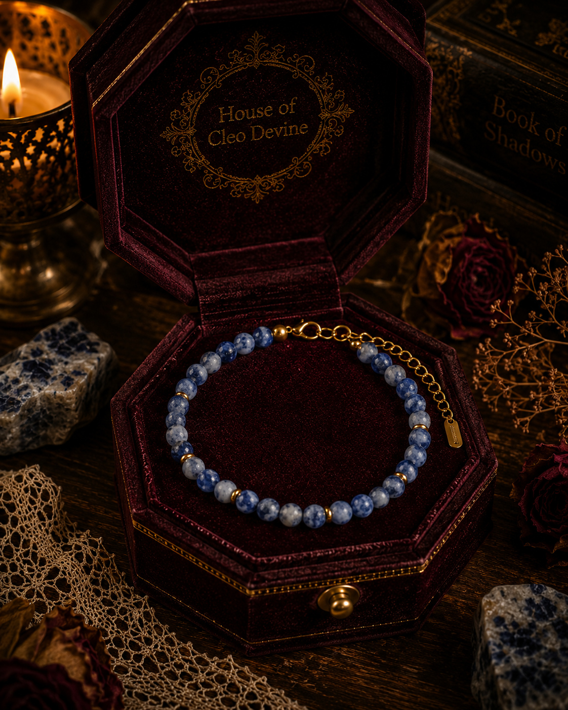 Blue Spot Jasper Bracelet | Calm, Clarity & Communication Stone