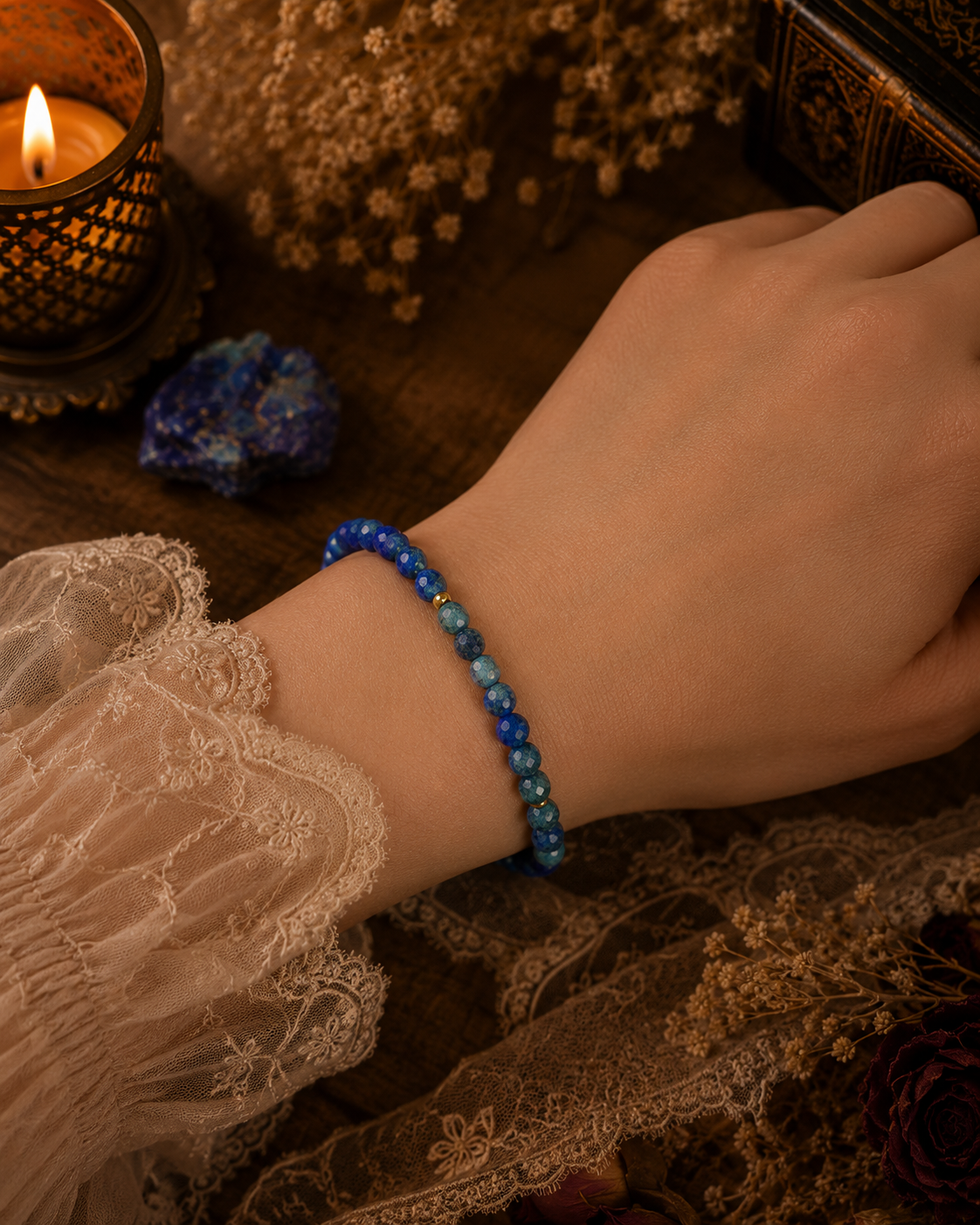 Azurite Malachite Bracelet | Intuition, Healing & Transformation
