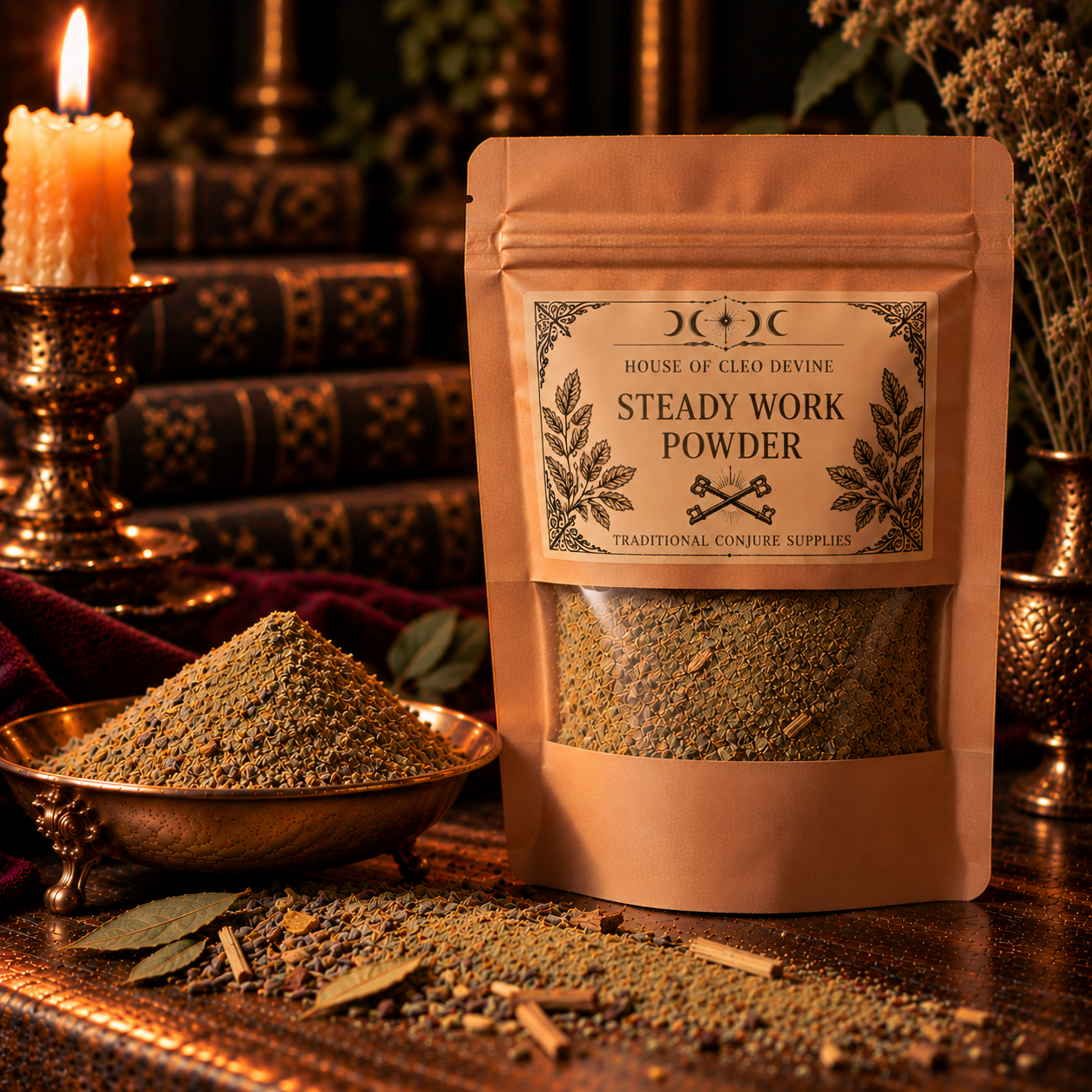 Steady Work Powder | Southern Conjure Powder for Employment & Job Security