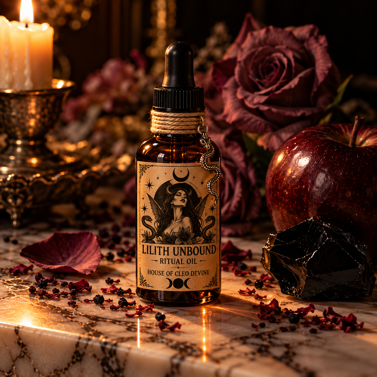 Lilith Unbound Ritual Oil | Lilith Oil for Dark Feminine