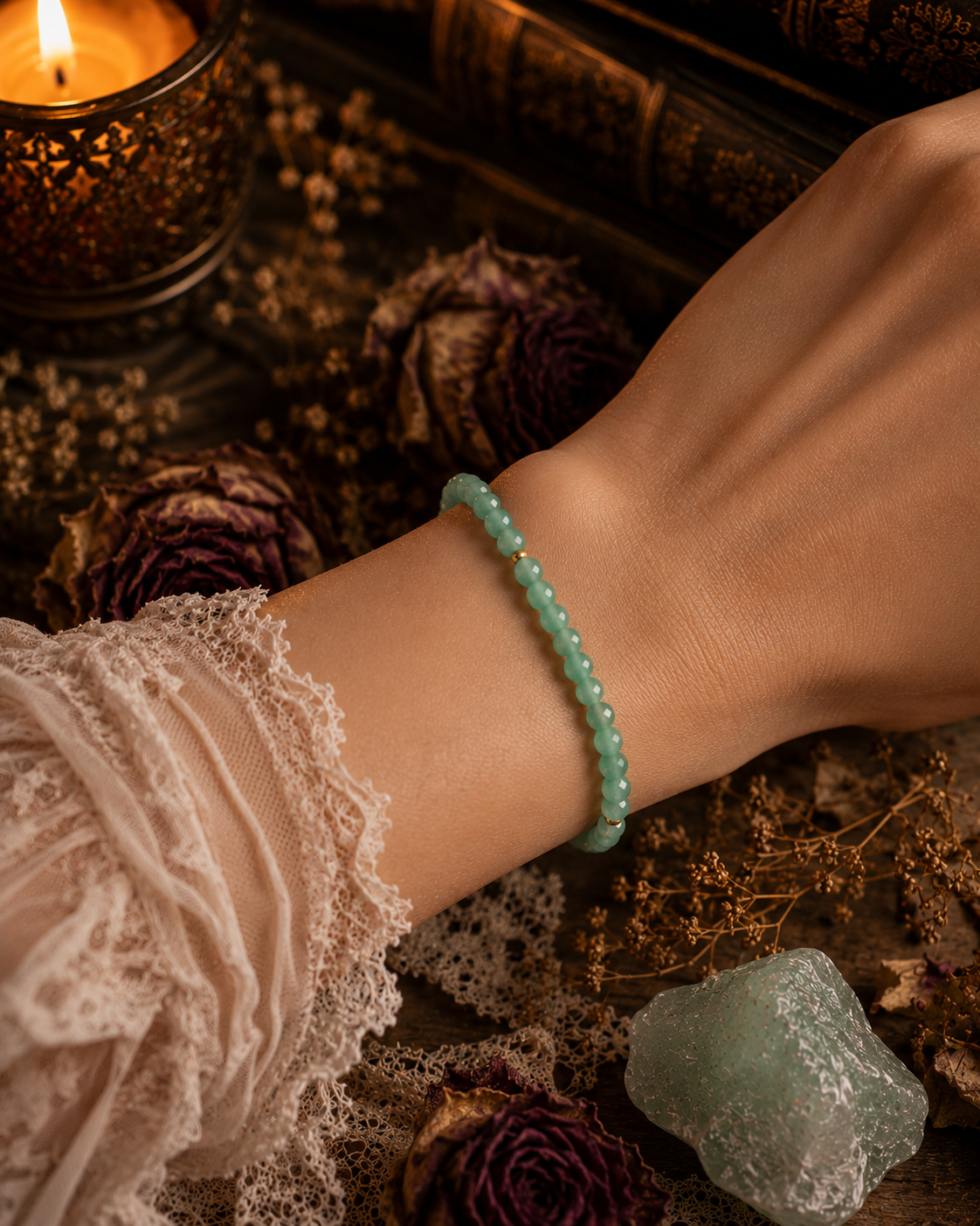 Green Aventurine Bracelet | Luck, Abundance & New Beginnings Stone