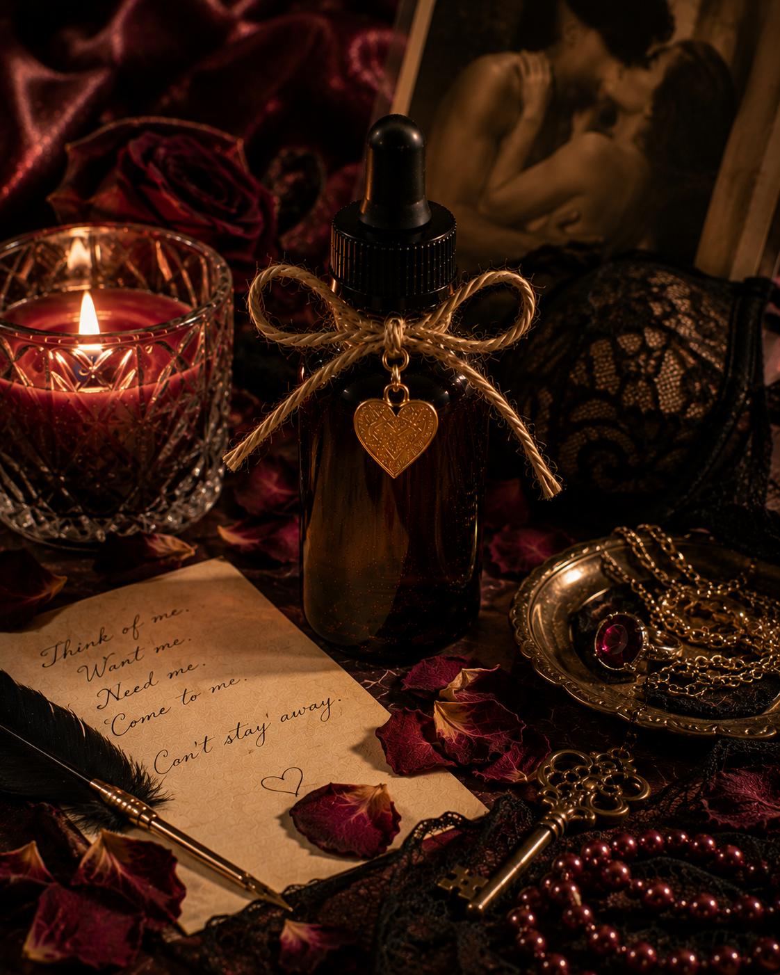 Velvet Desire Ritual Oil | Sensuality Elegance Confidence and Divine Feminine Allure