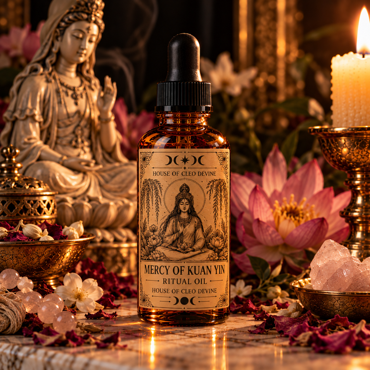 Mercy of Kuan Yin | Kuan Yin Ritual Oil | Compassion, Mercy & Peace