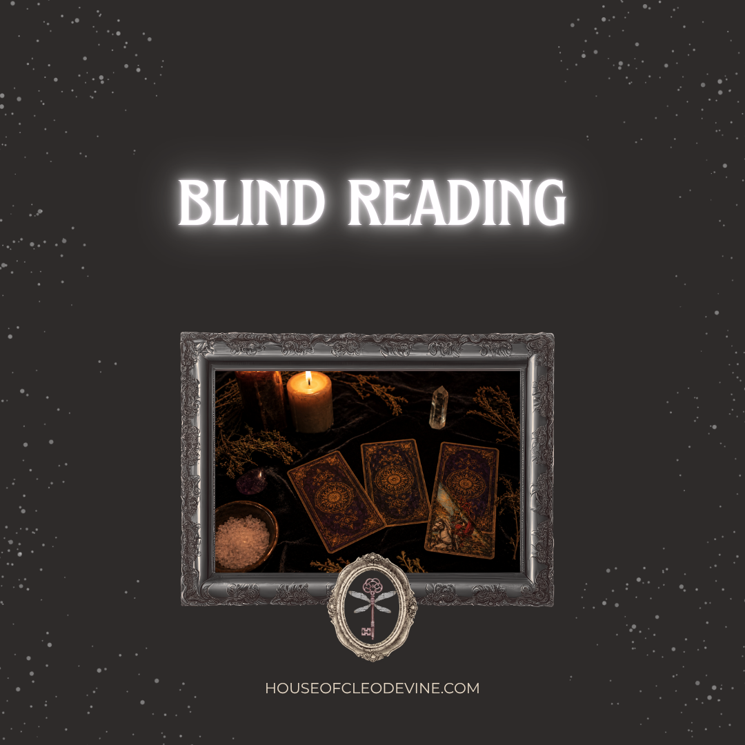 Blind Tarot & Oracle Reading | Channeled Soul Message Reading