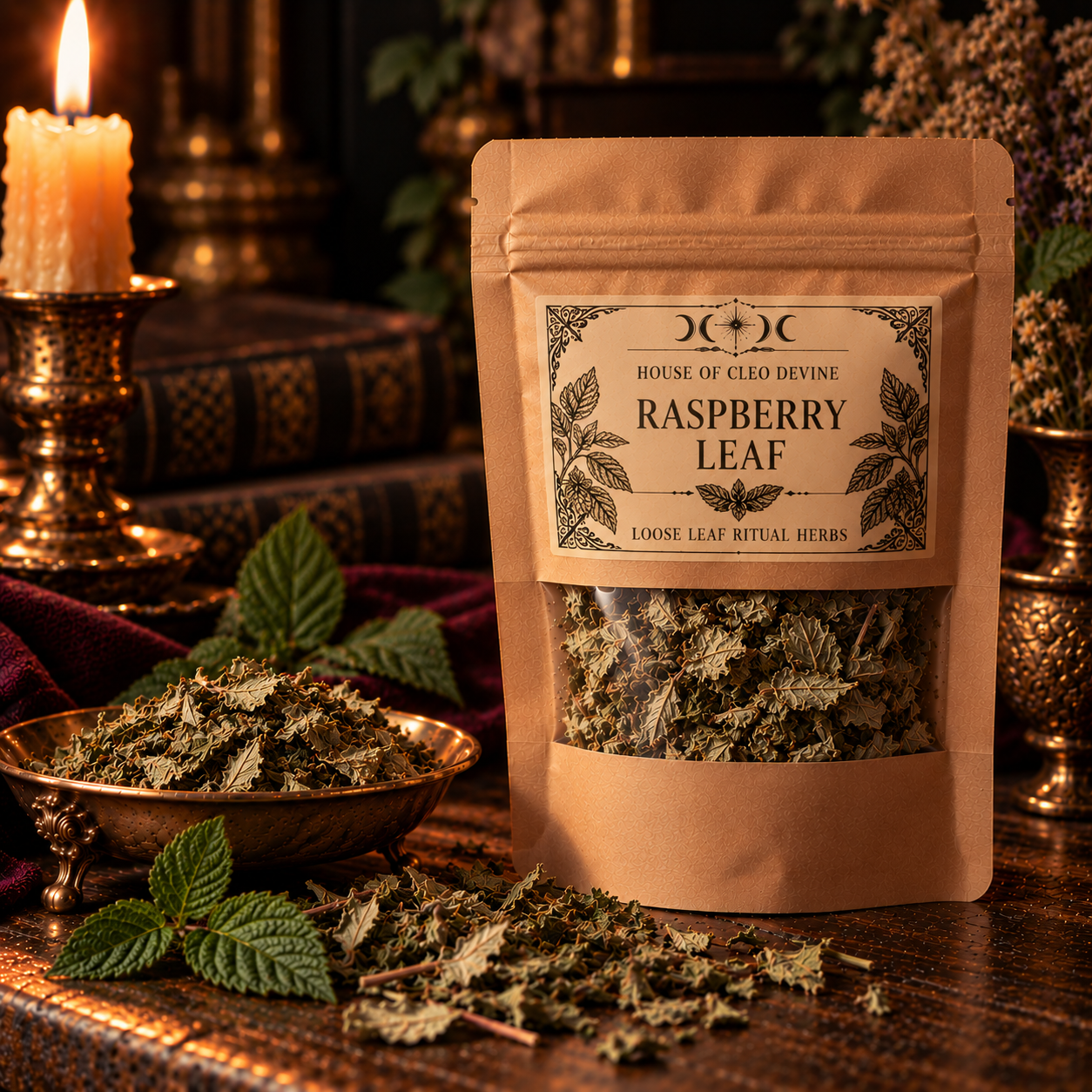 Raspberry Leaf (Rubus idaeus) Leaf | Home Protection, Love & Fertility