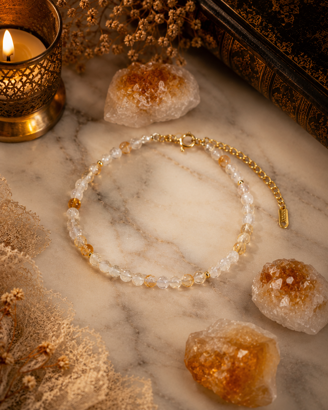 Citrine Bracelet | Abundance, Confidence & Manifestation Stone