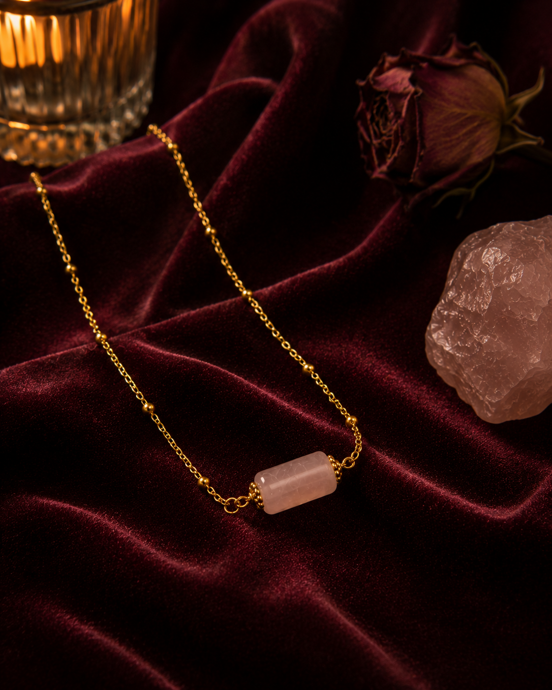 pink-quartz-necklace-self-love-compassion-heart-healing-flat-lay-house-of-cleo-devine (4).png