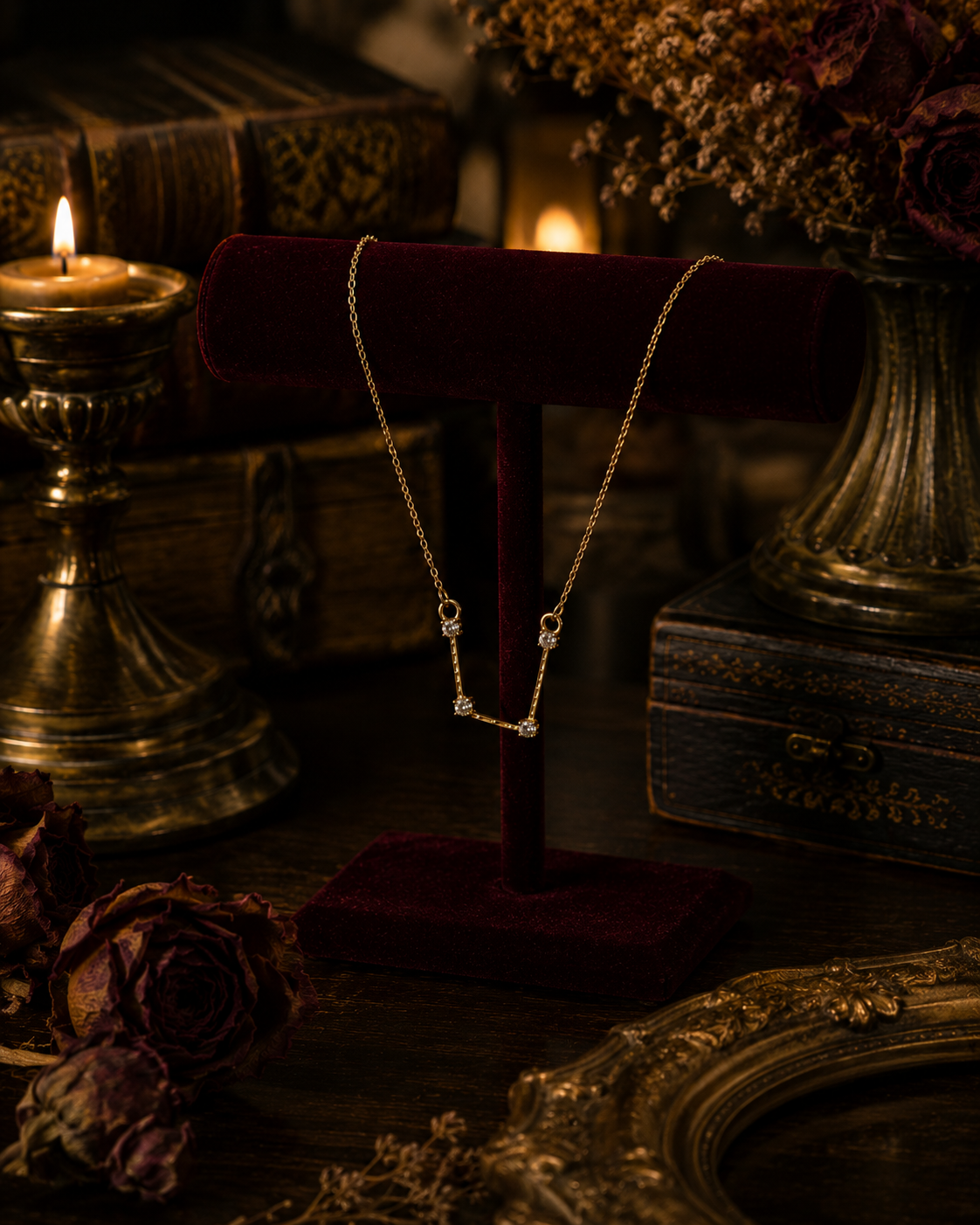 Aquarius Constellation Necklace | Zodiac Jewelry | Jan 20 - Feb 18