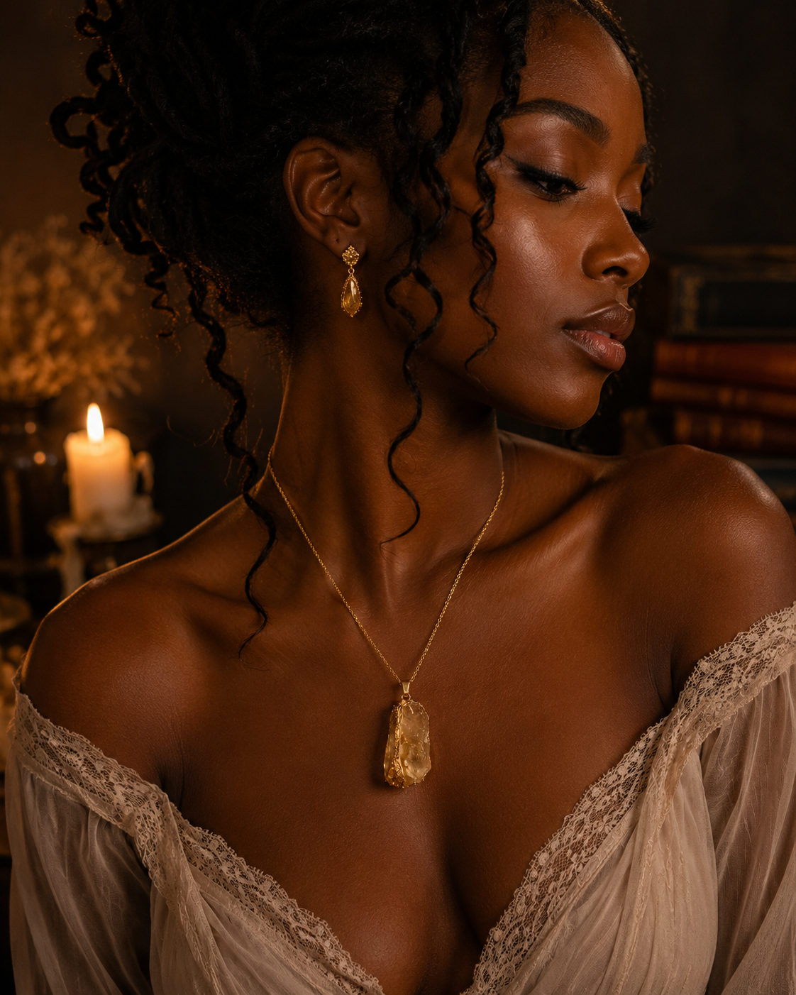 Raw Citrine Necklace | Abundance, Confidence & Manifestation Stone