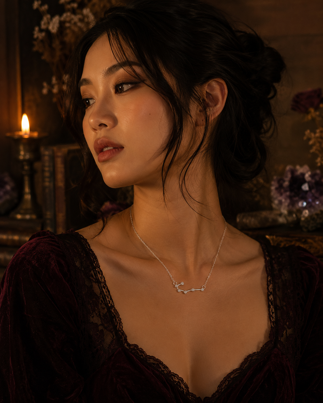Cancer Constellation Necklace | Zodiac Jewelry | Jun 21 - Jul 22